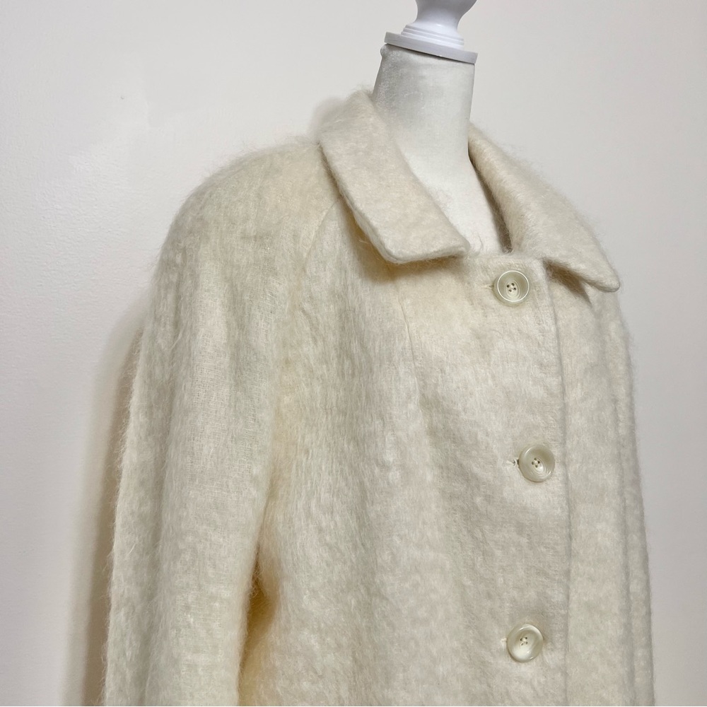 Appleseed’s Cream Mohair Long Coat